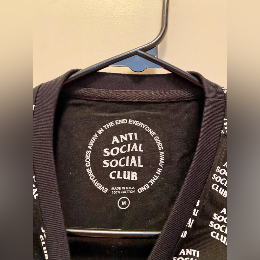 Antisocial Social Social Club (ASSC) T-shirt- Men’s Size Medium - Picture 2 of 3